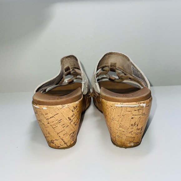 Skechers Cali Beverlee Sail Away Cream Cork Wedge Sandals 10 Women’s - Picture 9 of 13